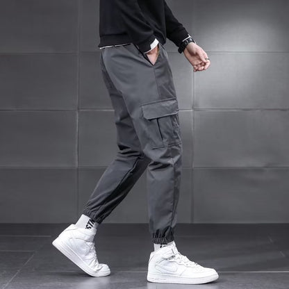 𖥟 𝔽𝕦𝕤𝕚𝕠𝕟 𝔽𝕠𝕔𝕦𝕤 ▓ 𝖜𝖔𝖗𝖐 𝖈𝖑𝖔𝖙𝖍𝖊𝖘 𖢘工裝褲春季薄款寬鬆大碼休閒褲潮牌時尚束腳褲 D-09