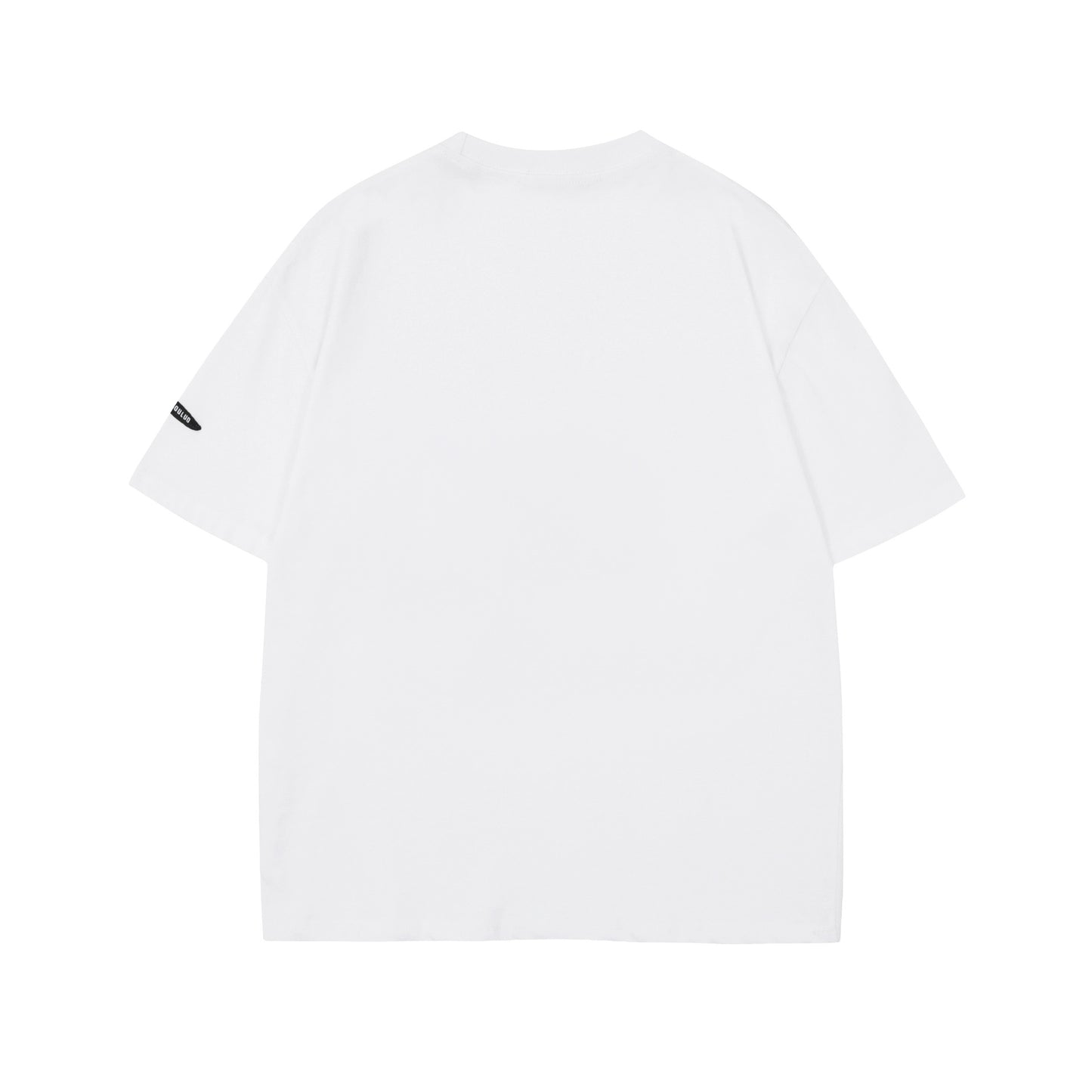 𝕃oose 𝔽it ☞𝟤𝟢𝟤𝟧 ☜美式復古抽象人像塗鴉圓領男女中性 T-Shirt寬版上衣BA-118#