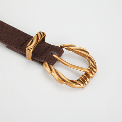 𝗕𝗘𝗟𝗧女款合金扣牛皮簡約腰帶款 43