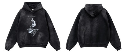 ♛𝔽𝕦𝕤𝕚𝕠𝕟 𝔽𝕠𝕔𝕦𝕤 ♛2025秋冬高磅復古水洗印花帽T 531