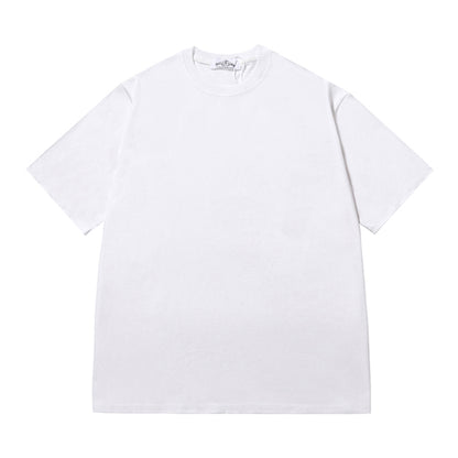 𝔽𝕦𝕤𝕚𝕠𝕟 𝔽𝕠𝕔𝕦𝕤-ᴄʜɪᴄᴀɴᴏ♠︎悍匪♠︎ 美式風格hiphop街舞纯色重磅小领口chicano短袖