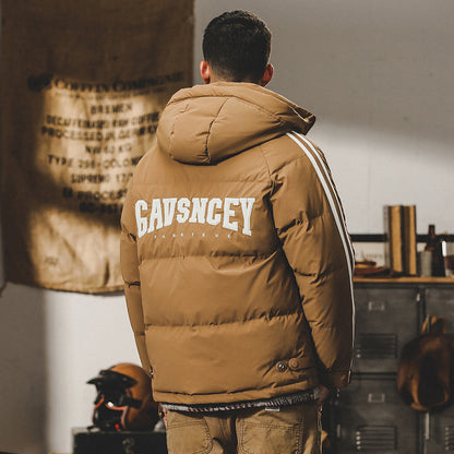 snɔoɟ uoı̣snɟ - 美式復古羽绒服冬季戶外休閒保暖加厚鴨绒麵包外套秋冬款 FG-341