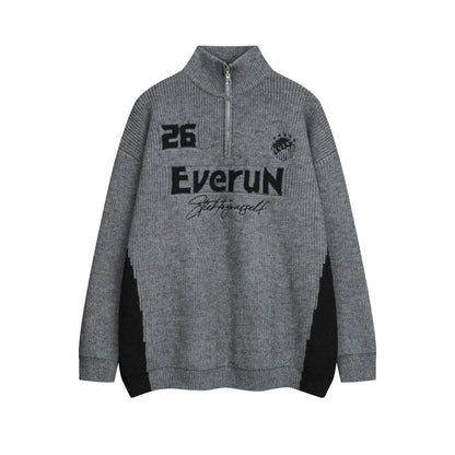 ⓀⓃⒾⓉ𒉽2025秋冬復古半高領運動風針織 M-13