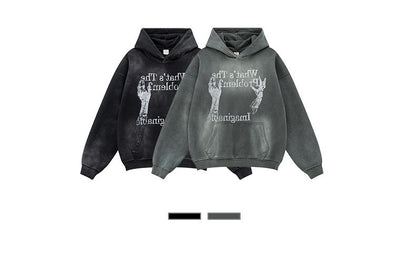 ♛𝔽𝕦𝕤𝕚𝕠𝕟 𝔽𝕠𝕔𝕦𝕤 ♛2025秋冬高磅復古水洗印花帽T 555