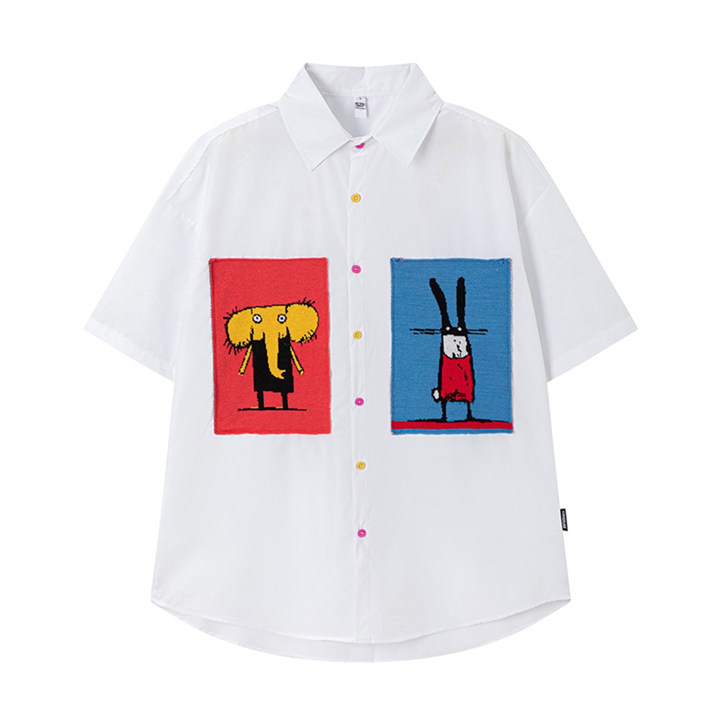 𝔼mbro 𝕊hirt𒉽 日式復古口袋針織翻領條紋襯衫 SA-6B