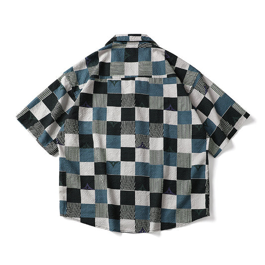 𝕃oose 𝔽it ☞𝟤𝟢𝟤𝟧 ☜日式古著民族風休閒寬鬆襯衫	 PZ-0