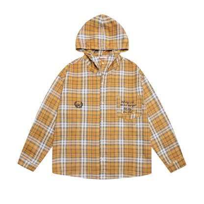 𝔼mbro 𝕊hirt𒉽2025秋冬字母刺繡連帽襯衫MC-7