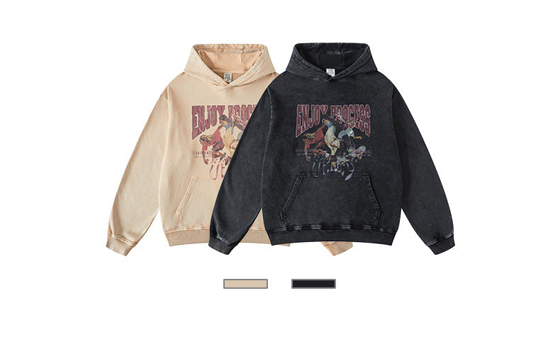 ♛𝔽𝕦𝕤𝕚𝕠𝕟 𝔽𝕠𝕔𝕦𝕤 ♛2025秋冬重磅硬挺水洗印花帽T G-40