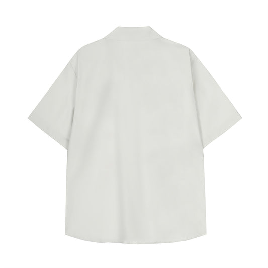 𝕃oose 𝔽it ☞𝟤𝟢𝟤𝟧 ☜日式復古趣味小狗印花休閒短袖襯衫 GEE-62