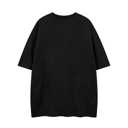 𝕃oose 𝔽it ☞𝟤𝟢𝟤𝟧 ☜美式復古領口設計感翅膀風格男女中性 T-Shirt寬版上衣 JK665