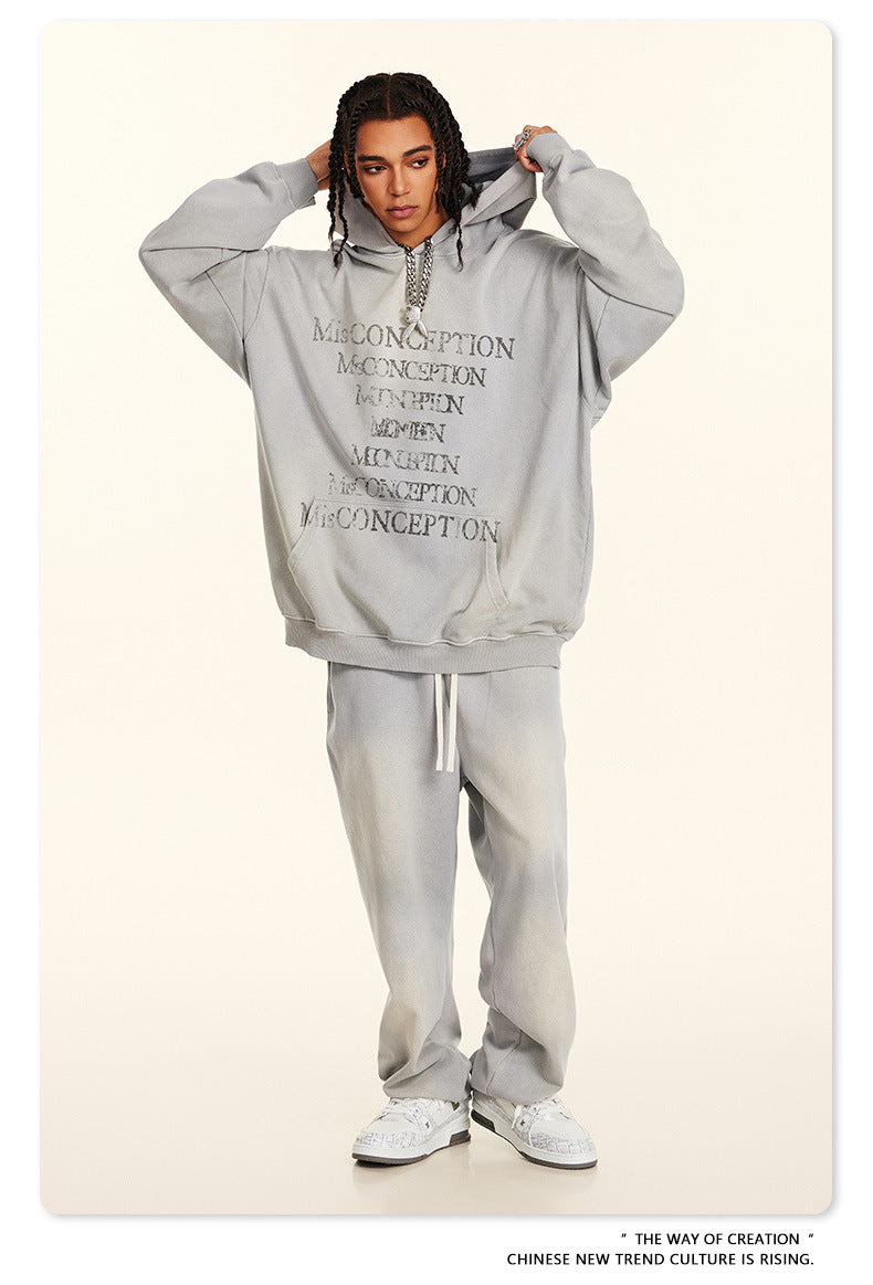 ♛𝔽𝕦𝕤𝕚𝕠𝕟 𝔽𝕠𝕔𝕦𝕤 ♛2025秋冬高磅復古水洗印花帽T 524