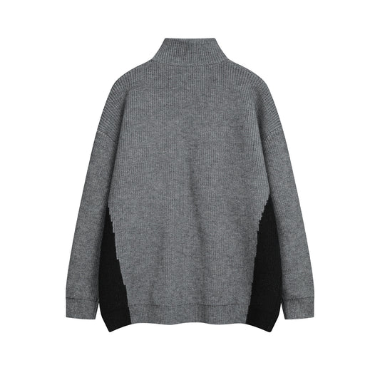 ⓀⓃⒾⓉ𒉽2025秋冬復古半高領運動風針織 M-13