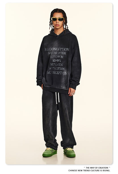 ♛𝔽𝕦𝕤𝕚𝕠𝕟 𝔽𝕠𝕔𝕦𝕤 ♛2025秋冬高磅復古水洗印花帽T 524