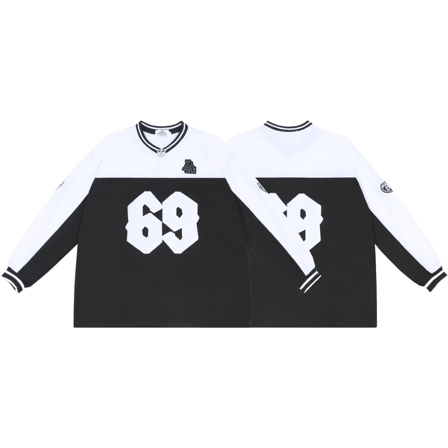 𝔽𝕦𝕤𝕚𝕠𝕟 𝔽𝕠𝕔𝕦𝕤-ᴄʜɪᴄᴀɴᴏ♠︎悍匪♠︎ 球衣拼色嘻哈chicano墨西哥風格外搭衫嘻哈風 GL07