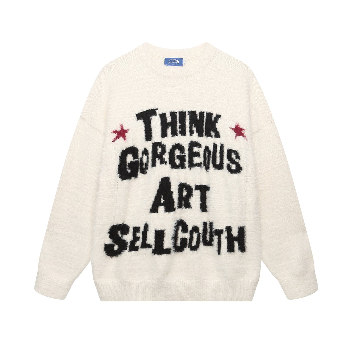 ⓀⓃⒾⓉ𒉽2025秋冬字母風格圓領針織 K-26