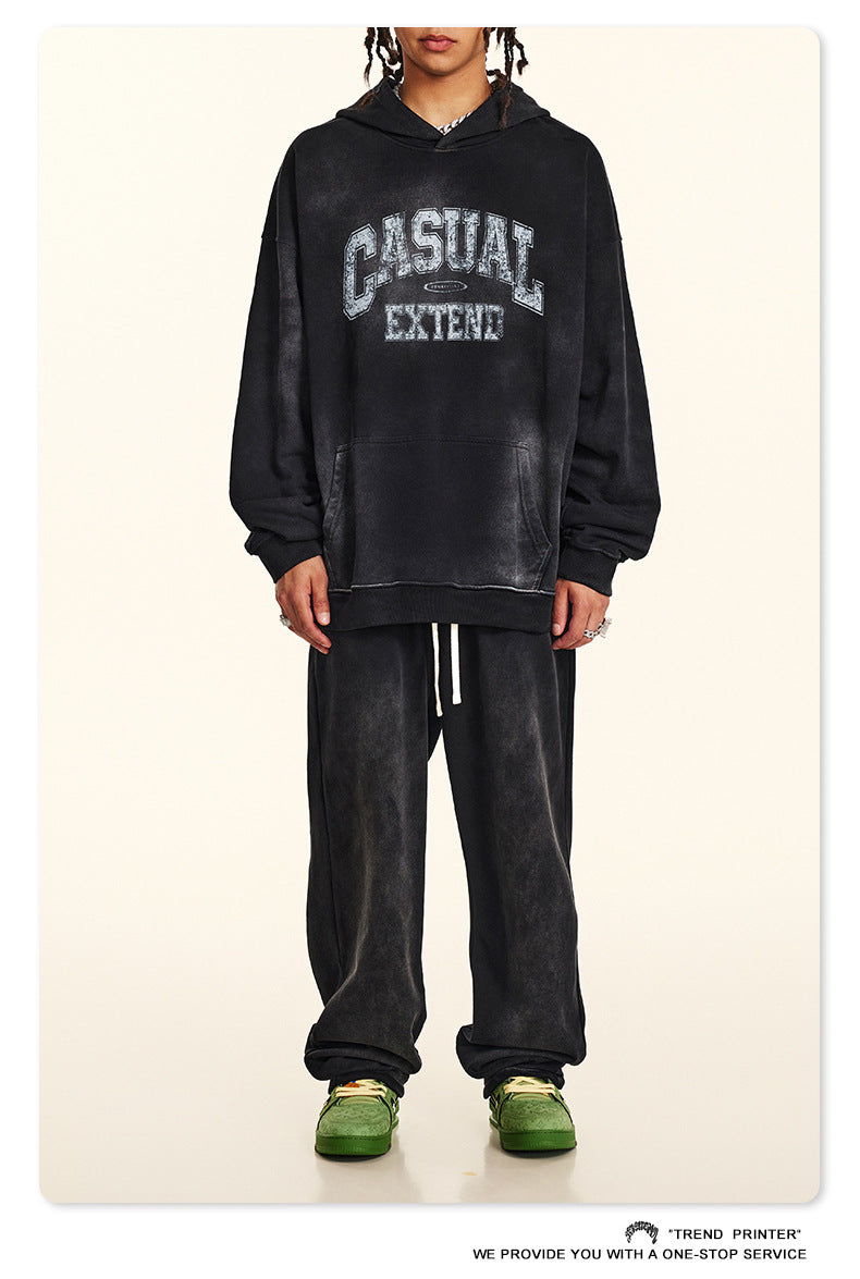 ♛𝔽𝕦𝕤𝕚𝕠𝕟 𝔽𝕠𝕔𝕦𝕤 ♛2025秋冬高磅復古水洗印花帽T 553