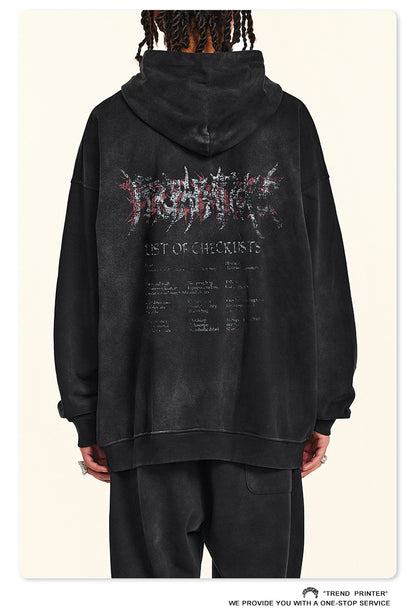 ♛𝔽𝕦𝕤𝕚𝕠𝕟 𝔽𝕠𝕔𝕦𝕤 ♛2025秋冬高磅復古水洗印花帽T 551