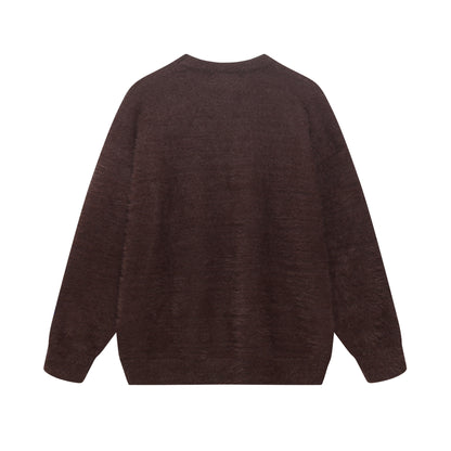 ⓀⓃⒾⓉ𒉽2025秋冬字母風格圓領針織 K-26