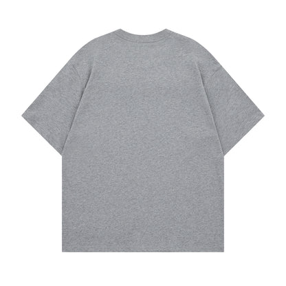 𝕃oose 𝔽it ☞𝟤𝟢𝟤𝟧 ☜美式復古人像印花圓領男女中性 T-Shirt寬版上衣 TH-116