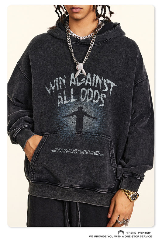 ♛𝔽𝕦𝕤𝕚𝕠𝕟 𝔽𝕠𝕔𝕦𝕤 ♛2025秋冬重磅硬挺水洗印花帽T G-67