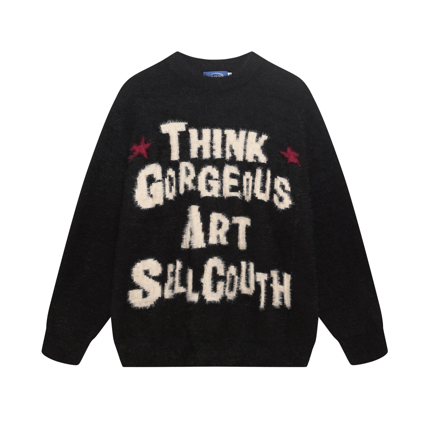 ⓀⓃⒾⓉ𒉽2025秋冬字母風格圓領針織 K-26