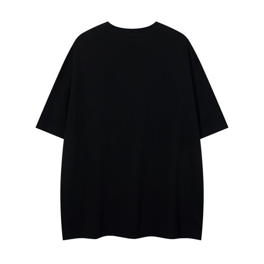 𝕃oose 𝔽it ☞𝟤𝟢𝟤𝟧 ☜美式復古字母拼貼印花 男女中性 T-Shirt寬版上衣 A-907