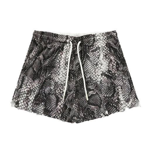 🔆𝔽𝕦𝕤𝕚𝕠𝕟 ☀ 𝔽𝕠𝕔𝕦𝕤 🔆美式YOUNG蟒纹健身短褲男款夏季網眼速乾户外運動跑步訓練沙灘短褲