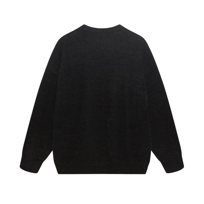 ⓀⓃⒾⓉ𒉽2025秋冬字母風格圓領針織 K-26