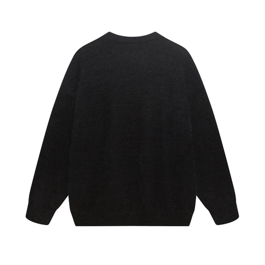 ⓀⓃⒾⓉ𒉽2025秋冬字母風格圓領針織 K-26