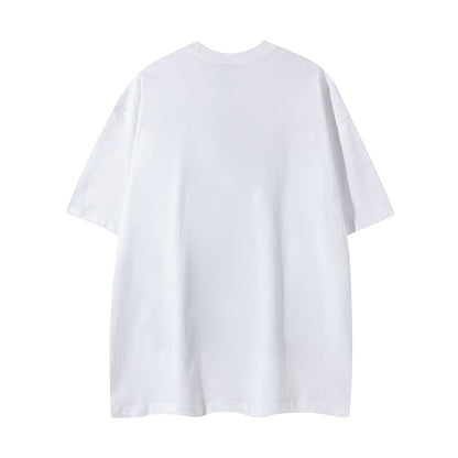 𝕃oose 𝔽it ☞𝟤𝟢𝟤𝟧 ☜美式復古卡通圖案寬版上衣FY-58