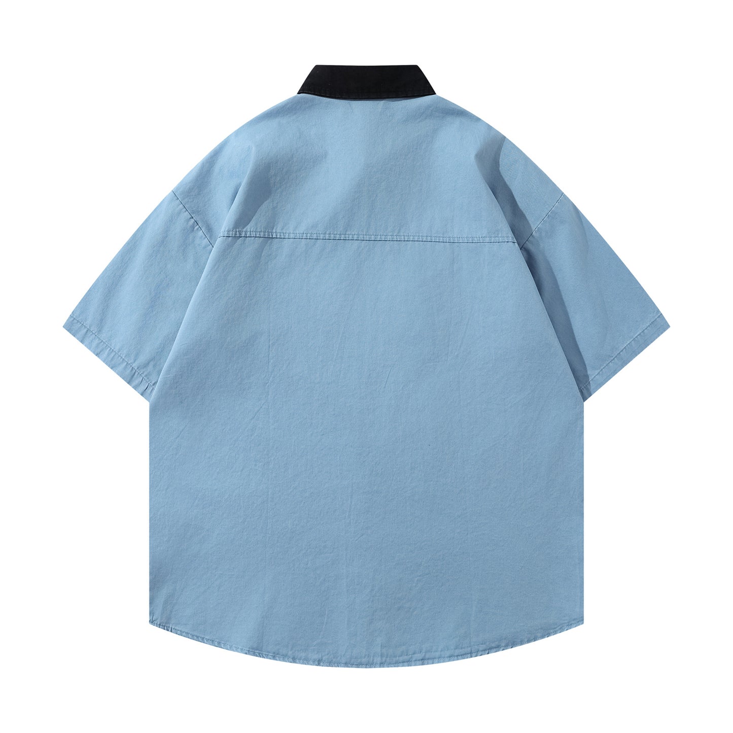 𝕃oose 𝔽it ☞𝟤𝟢𝟤𝟧 ☜美式復古翻領工裝短袖襯衫 JD-9