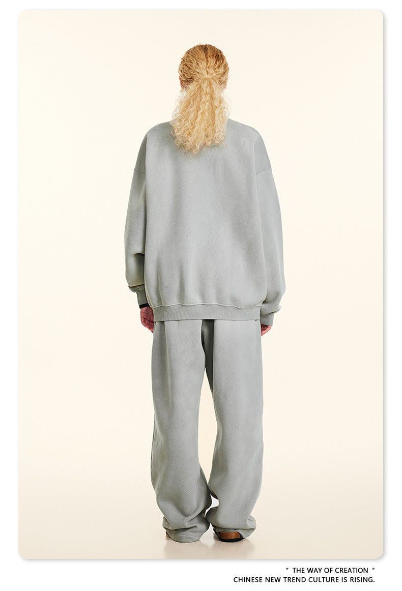 ♛𝔽𝕦𝕤𝕚𝕠𝕟 𝔽𝕠𝕔𝕦𝕤 ♛2025秋冬高磅復古水洗印花帽T B-50