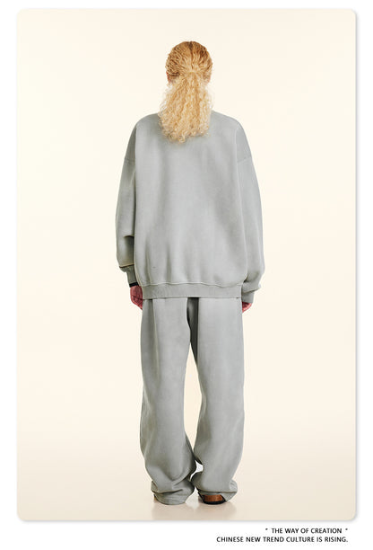 ♛𝔽𝕦𝕤𝕚𝕠𝕟 𝔽𝕠𝕔𝕦𝕤 ♛2025秋冬高磅復古水洗印花帽T B-50