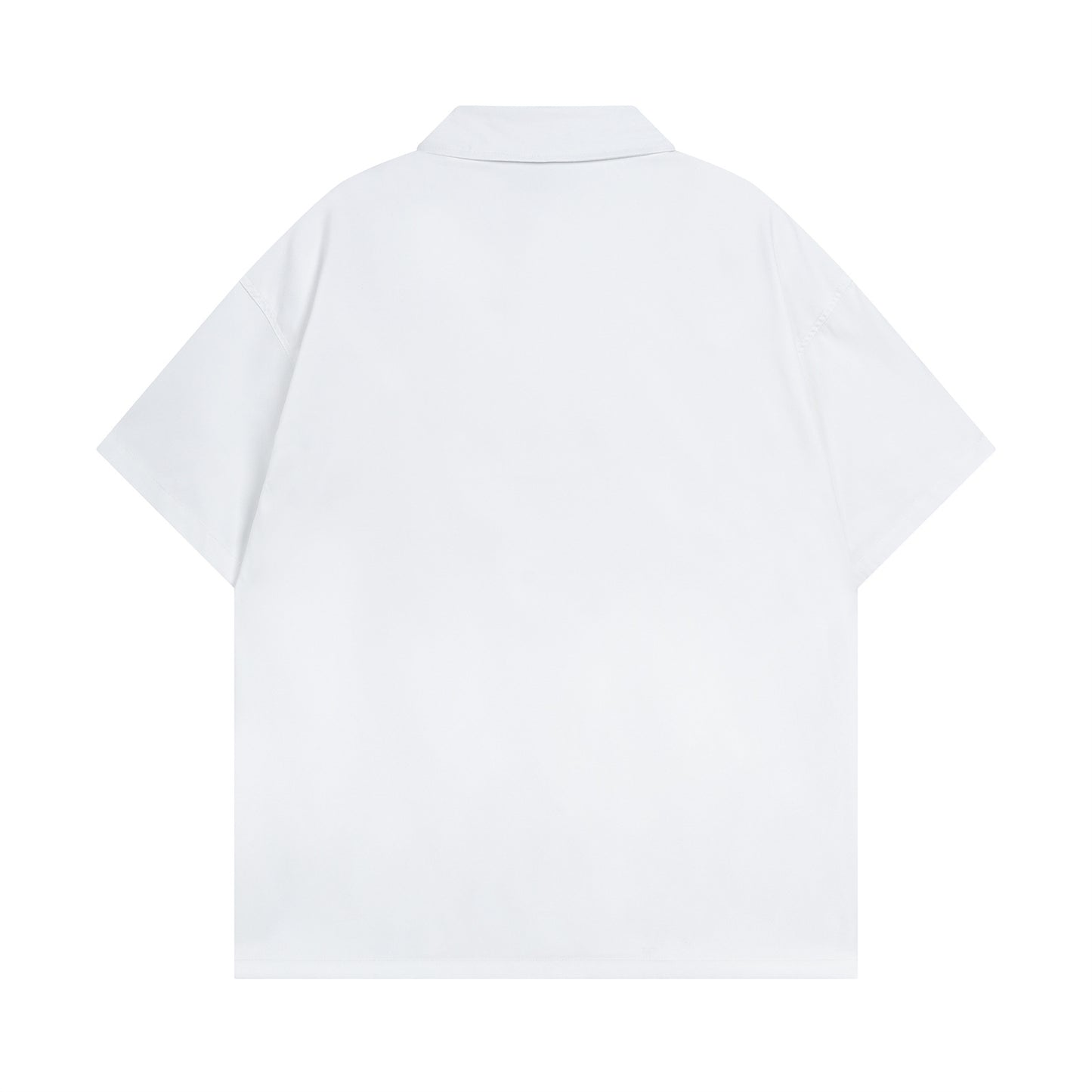 𝕃oose 𝔽it ☞𝟤𝟢𝟤𝟧 ☜美式復古圖案印花百搭寬鬆襯衫 ɴᴛ𝟢𝟪 (白色)