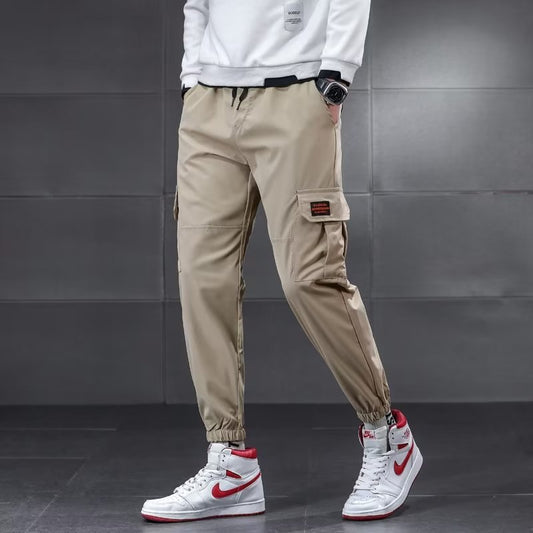 𖥟 𝔽𝕦𝕤𝕚𝕠𝕟 𝔽𝕠𝕔𝕦𝕤 ▓ 𝖜𝖔𝖗𝖐 𝖈𝖑𝖔𝖙𝖍𝖊𝖘 𖢘工裝褲春季薄款寬鬆大碼休閒褲潮牌時尚束腳褲 D-09