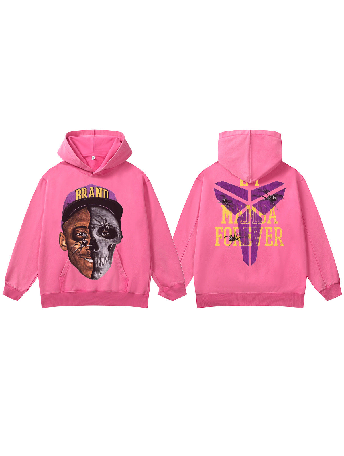 ♛𝔽𝕦𝕤𝕚𝕠𝕟 𝔽𝕠𝕔𝕦𝕤 ♛410G重磅水洗美式復古cleanfit連帽大學T  FZ-93