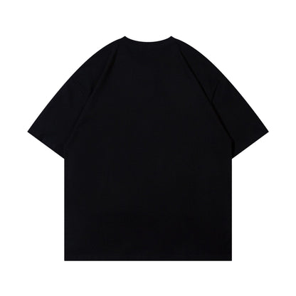 𝕃oose 𝔽it ☞𝟤𝟢𝟤𝟧 ☜夏季新款印花圓領寬版上衣B-5