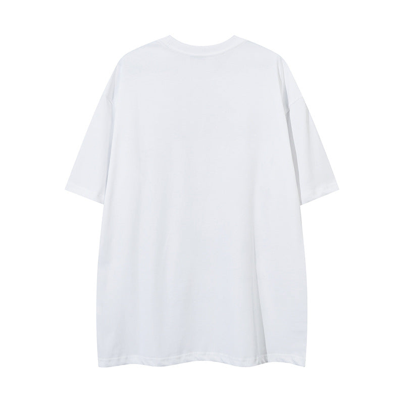 𝕃oose 𝔽it ☞𝟤𝟢𝟤𝟧 ☜美式復古經典卡通設計感風格圖案印花男女中性T-Shirt上衣 RK15