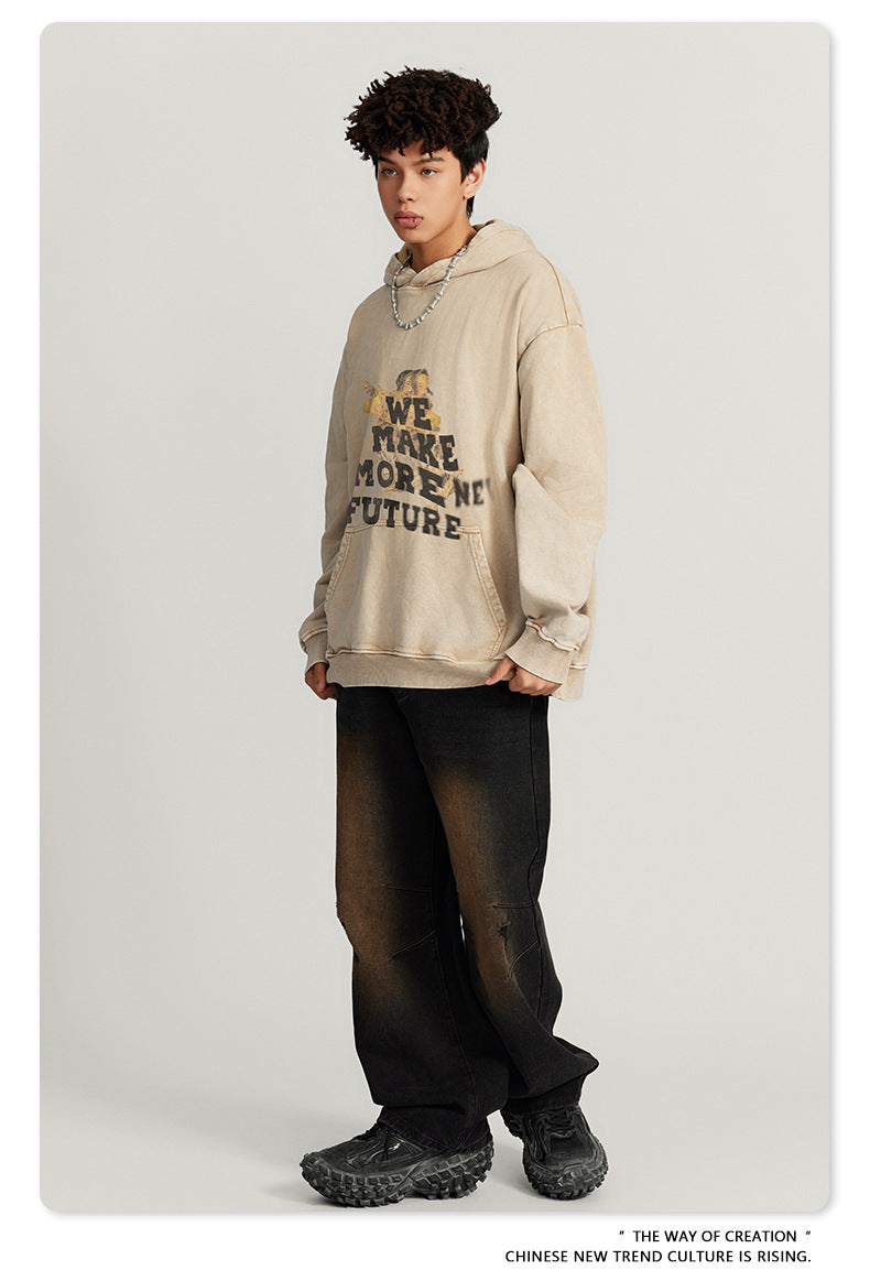 ♛𝔽𝕦𝕤𝕚𝕠𝕟 𝔽𝕠𝕔𝕦𝕤 ♛2025秋冬重磅硬挺水洗印花帽T G-15