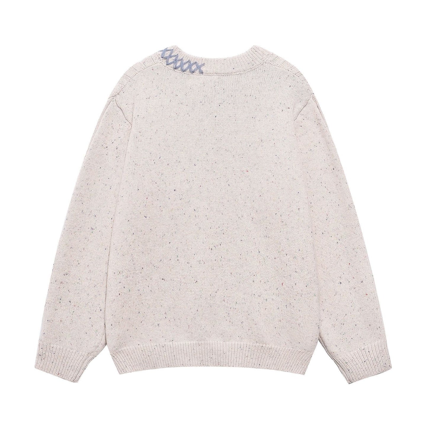 ⓀⓃⒾⓉ𒉽2025秋冬立體鈎織花圓領針織 Y-95