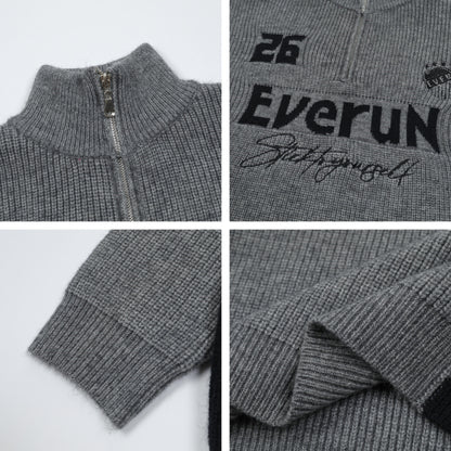 ⓀⓃⒾⓉ𒉽2025秋冬復古半高領運動風針織 M-13