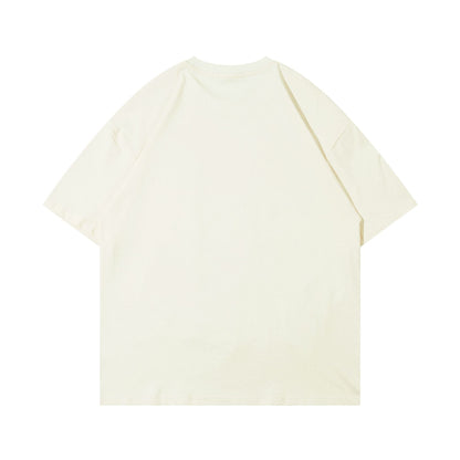 𝕃oose 𝔽it ☞𝟤𝟢𝟤𝟧 ☜夏季新款印花圓領寬版上衣B-5