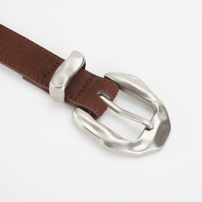 𝗕𝗘𝗟𝗧復古女款合金扣真皮簡約腰帶款 32