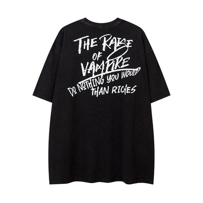 𝕃oose 𝔽it ☞𝟤𝟢𝟤𝟧 ☜美式復古趣味狗圖案男女中性T-Shirt上衣 FY36