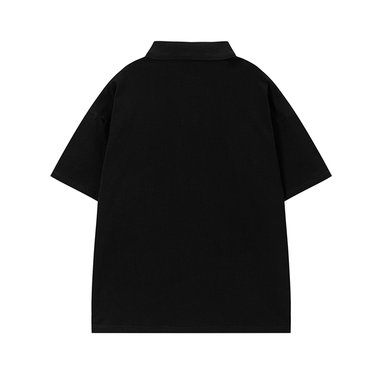 𝕃oose 𝔽it ☞𝟤𝟢𝟤𝟧 ☜美式復古抽象印花翻領寬版上衣 SA-03