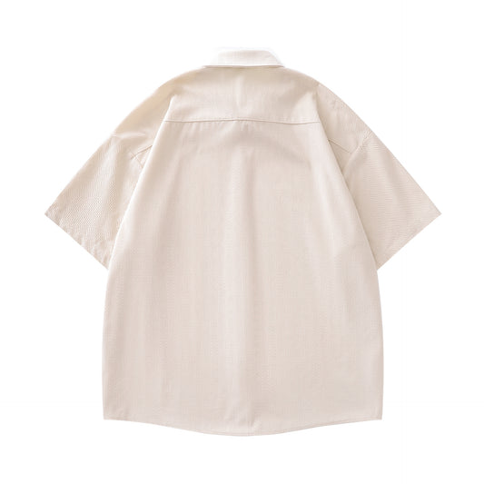 𝕃oose 𝔽it ☞𝟤𝟢𝟤𝟧 ☜日系學院風花朵燈芯絨休閒襯衫PZ-21