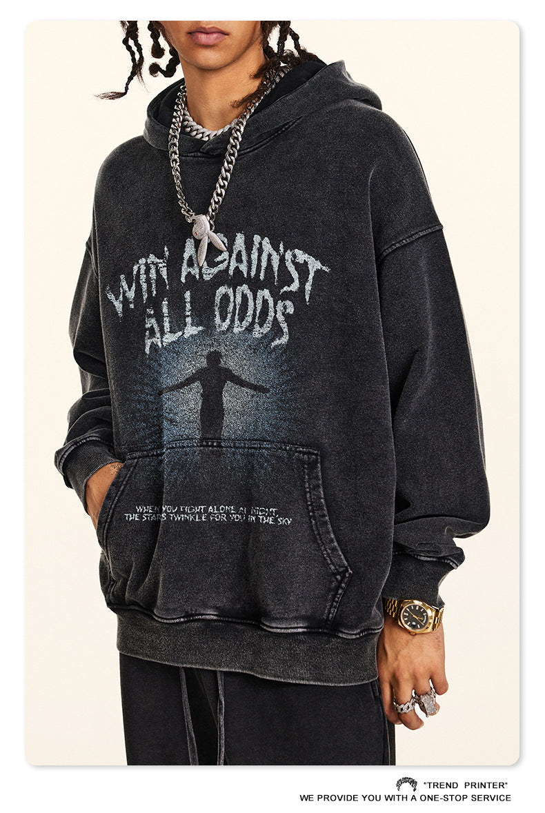 ♛𝔽𝕦𝕤𝕚𝕠𝕟 𝔽𝕠𝕔𝕦𝕤 ♛2025秋冬重磅硬挺水洗印花帽T G-67