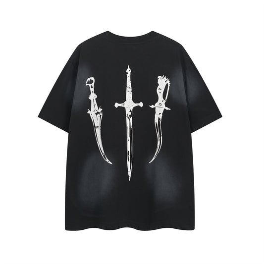 𝕃oose 𝔽it ☞𝟤𝟢𝟤𝟧 ☜美式復古少女印花男女中性 T-Shirt寬版上衣 SP-56