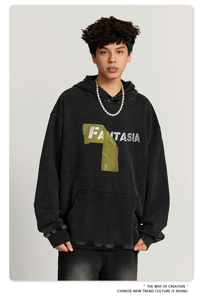 ♛𝔽𝕦𝕤𝕚𝕠𝕟 𝔽𝕠𝕔𝕦𝕤 ♛2025秋冬重磅硬挺水洗印花帽T G-45