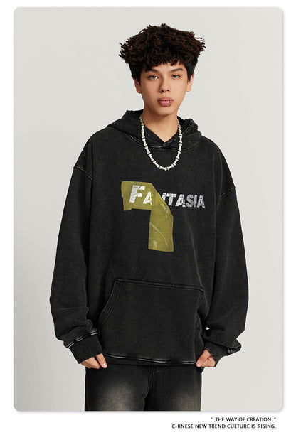 ♛𝔽𝕦𝕤𝕚𝕠𝕟 𝔽𝕠𝕔𝕦𝕤 ♛2025秋冬重磅硬挺水洗印花帽T G-45